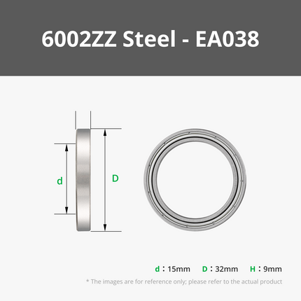 Acciaio Deep Groove Ball Bearings