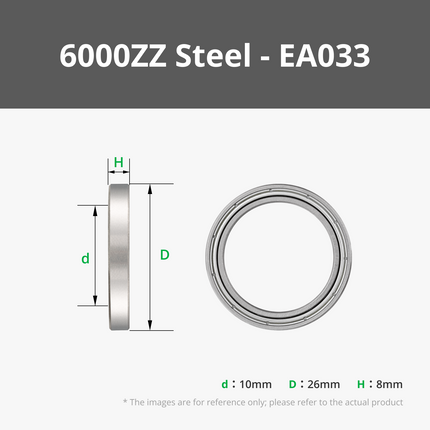 Acciaio Deep Groove Ball Bearings