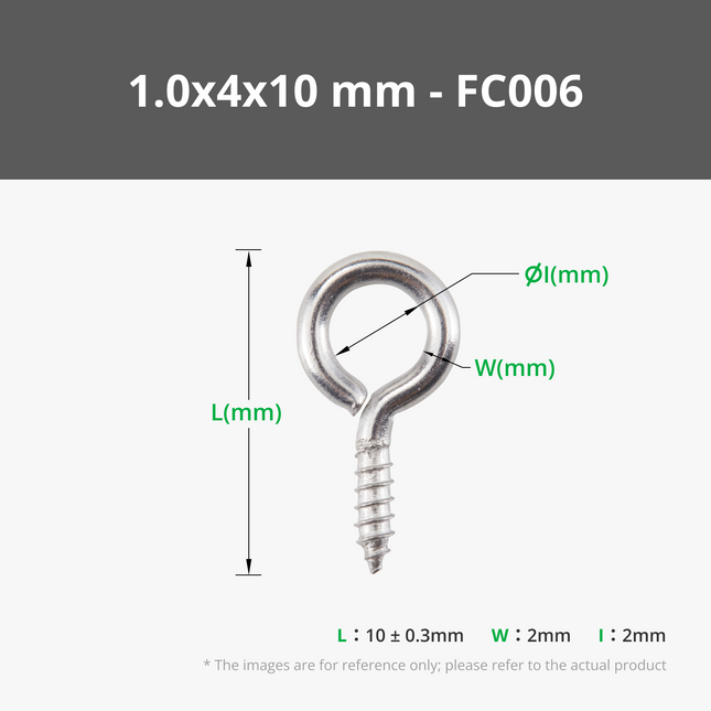 Eye Bolt con Autofilettanti Thread