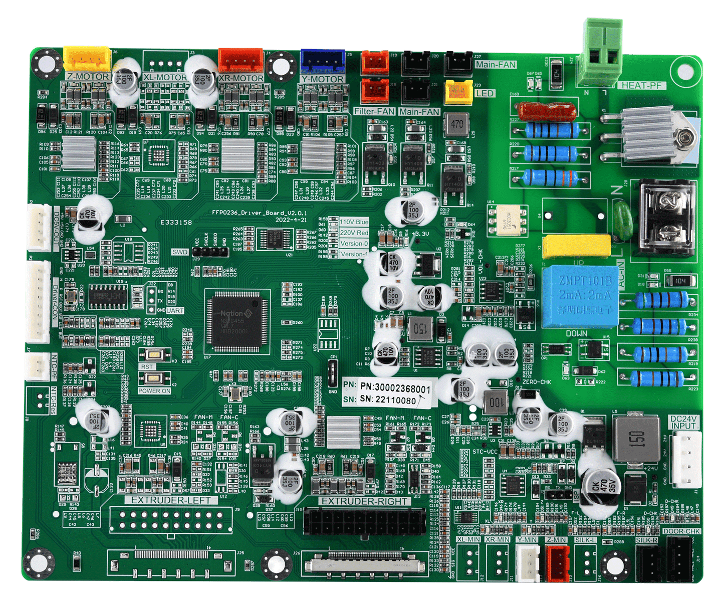 Flashforge Guider 3 / Guider 3 Plus Driver Board