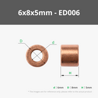 6x8x5mm (10PCS) - ED006