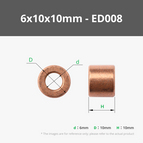 6x10x10mm (10PCS) - ED008