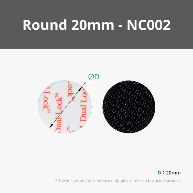 Rotondo Dual Lock 3M SJ3550 Reclosable Fastener Montaggio Tape