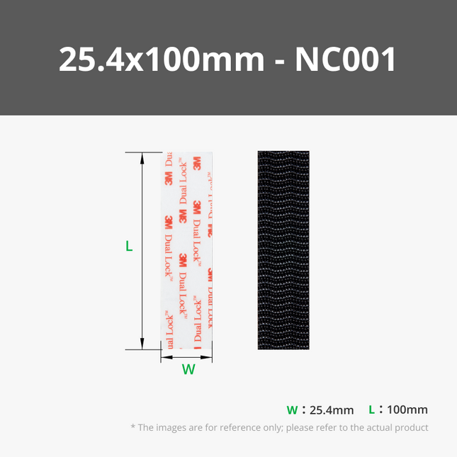 Rectangle Dual Lock 3M SJ3550 Reclosable Fastener Montaggio Tape