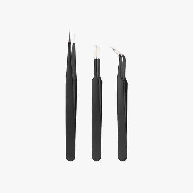 Maker's Alimentazione ESD Inox Acciaio Tweezers Set