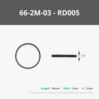 HTD 66-2M-03 (1PCS) - RD005