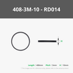 HTD 408-3M-10 (1PCS) - RD014