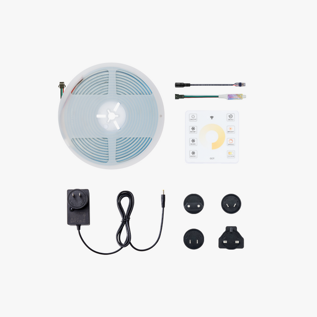 Bianco CCT Tunable COB LED Striscia Luce Combo Kit
