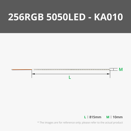 LED Luce Striscia 256RGB 5050LED 815MM