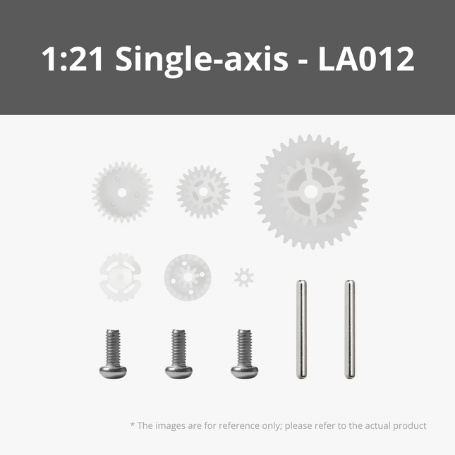 Single - axis Plastic Reduction Ingranaggio Kit
