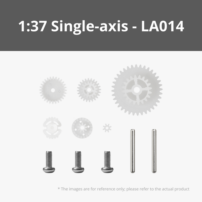 Single - axis Plastic Reduction Ingranaggio Kit