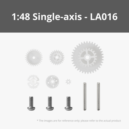 Single - axis Plastic Reduction Ingranaggio Kit