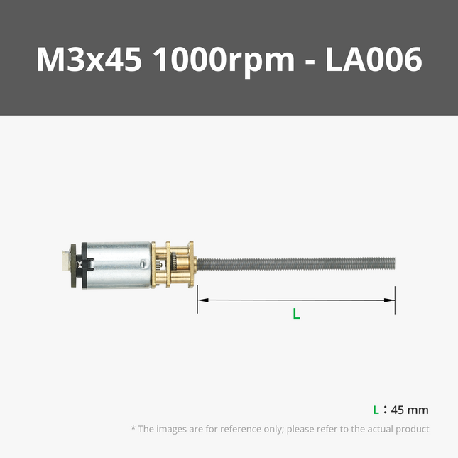 N20 M3 Threaded Albero Reduction Ingranaggio Motore