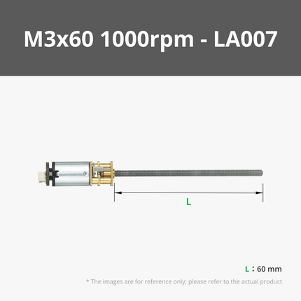 N20 M3 Threaded Albero Reduction Ingranaggio Motore