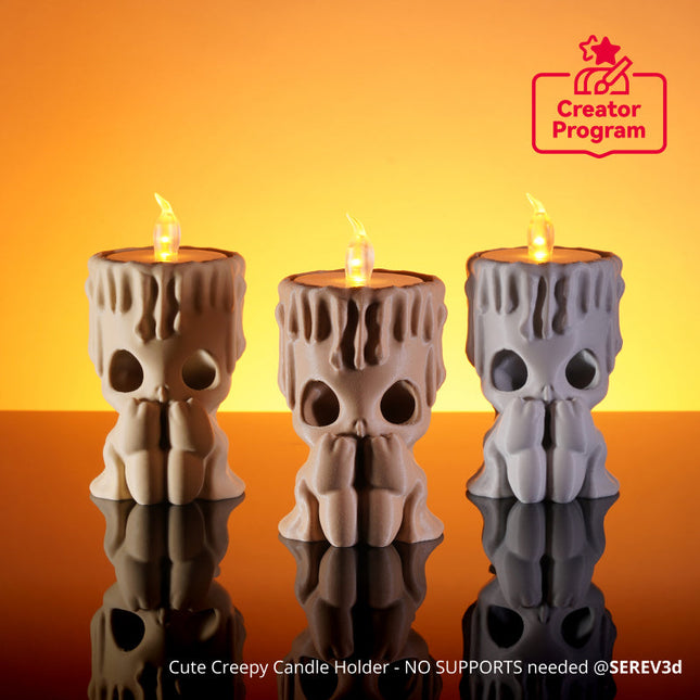 Halloween Cute Creepy Candle Supporto