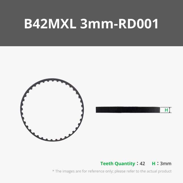 MXL 3mm Cinghia Dentata