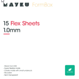 Mayku FormBox Flex Sheets 1.0mm 15 pack