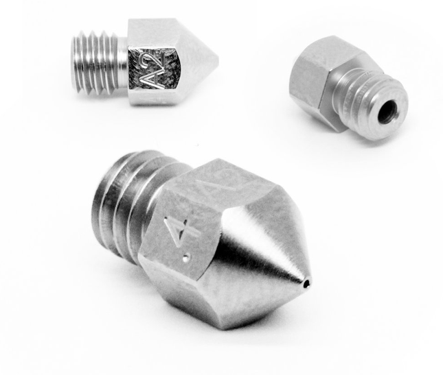 Micro Swiss MK8 0.60mm Plated A2 Tool Steel Wear Resistant Nozzle