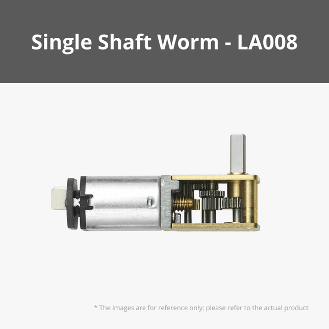 N20 Single Albero Worm Ingranaggio Motore (1pz) - LA008