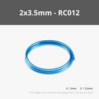 2x3.5mm Translucent Blue 2m (1PCS) - RC012