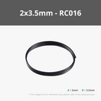 2x3.5mm Black 2m (1PCS) - RC016