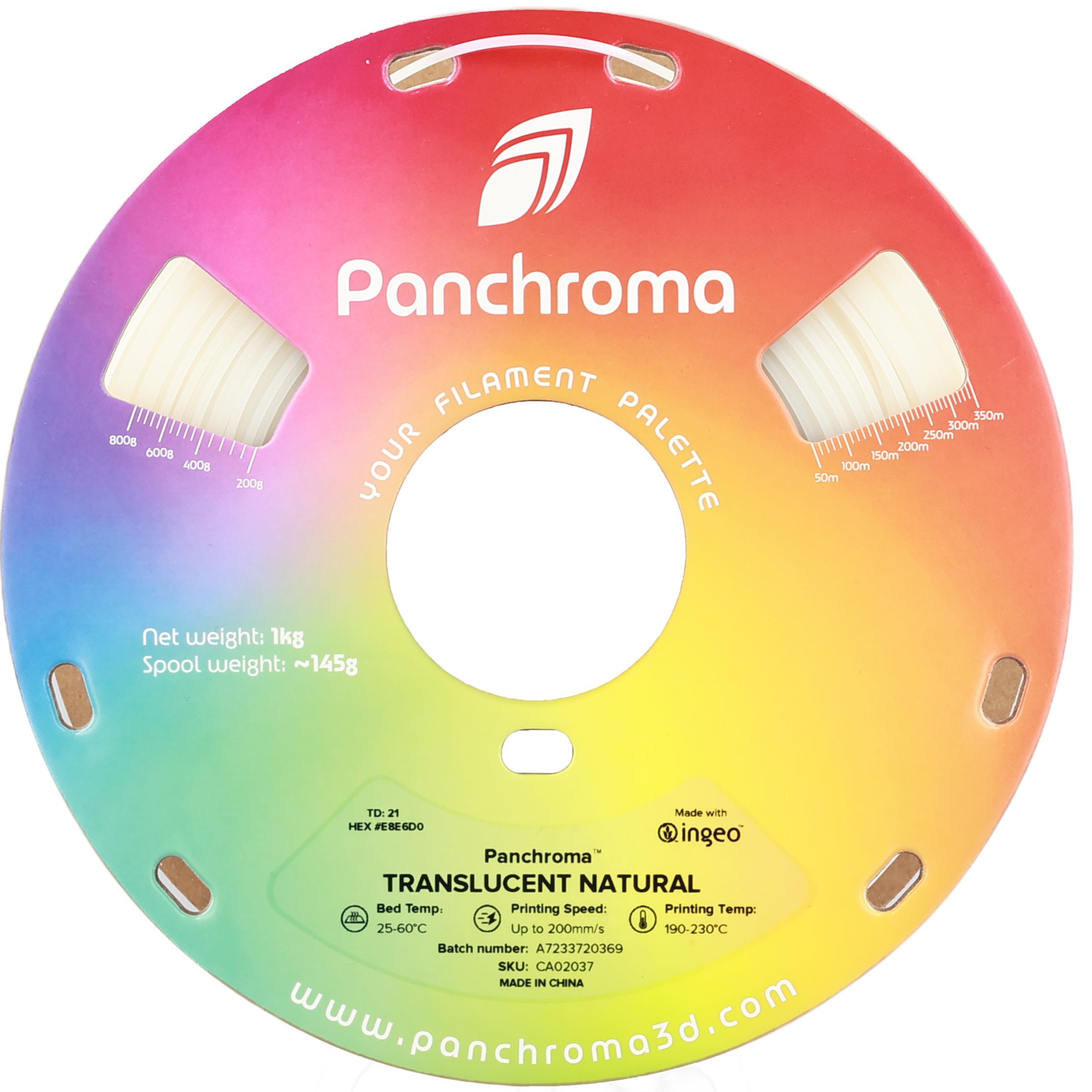 Panchroma™ PLA Translucent