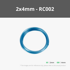 2x4mm Translucent Blue 2m (1PCS) - RC002