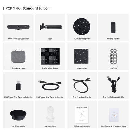 Revopoint POP 3 Plus 3D Scanner 3D