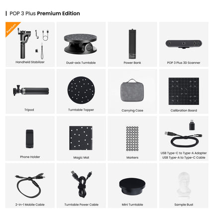Revopoint POP 3 Plus 3D Scanner 3D