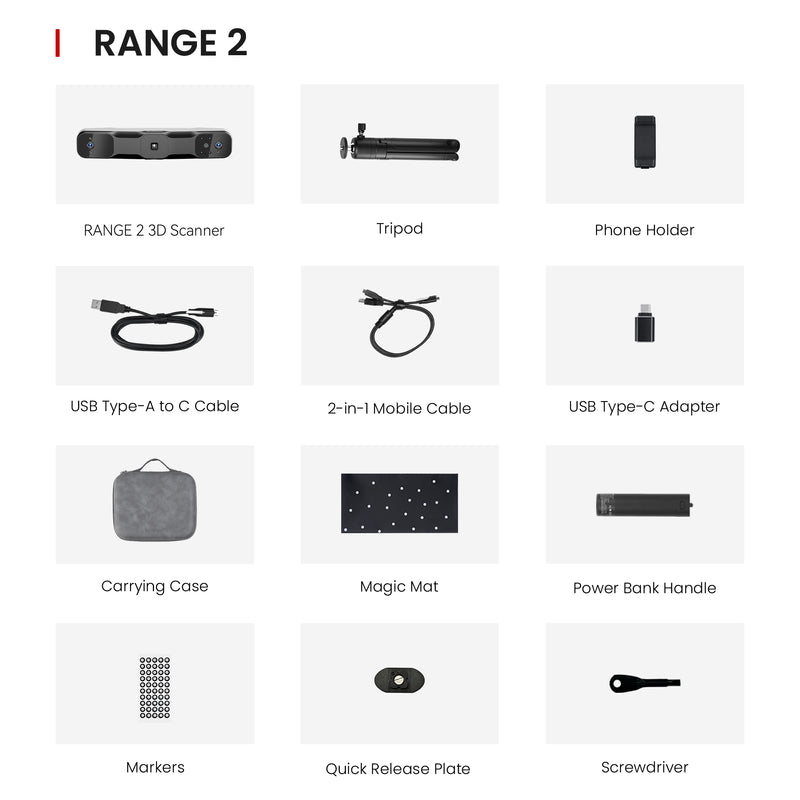 Revopoint Range 2 3D Scanner 3D