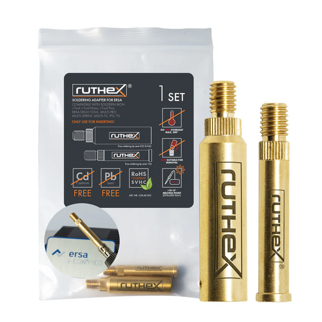 Ruthex ERSA 832 842 102 i-Tool Pico PTC 70 Soldering Tips Adapter