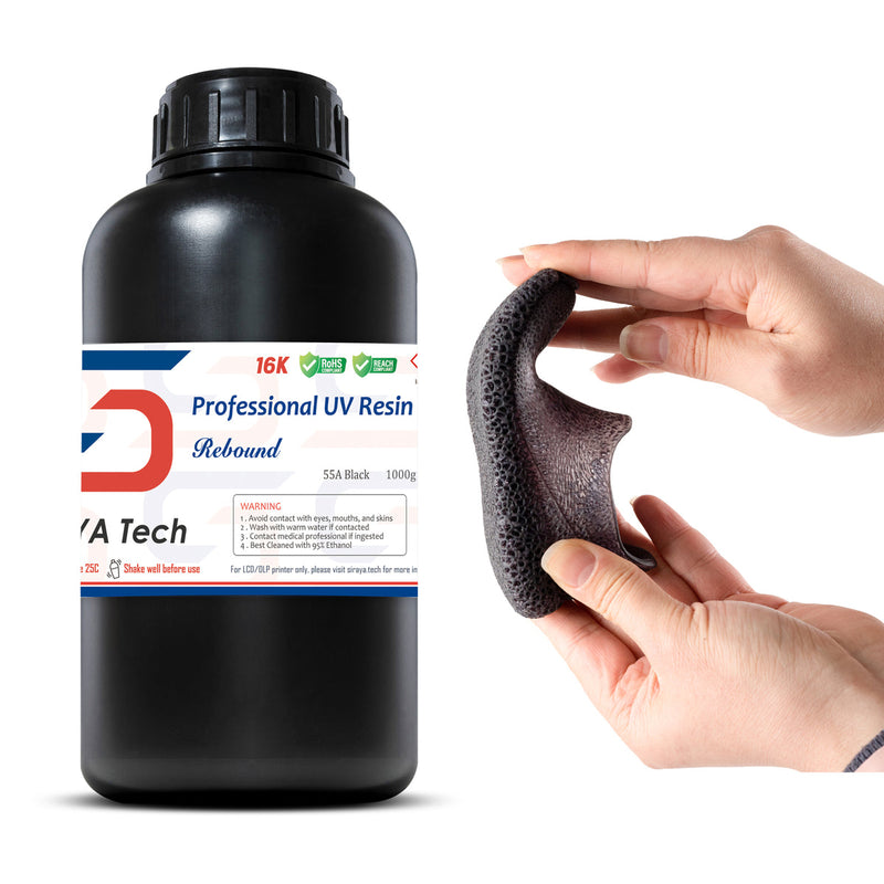Siraya Tech -Rebound 55A Black - 1KG Resina