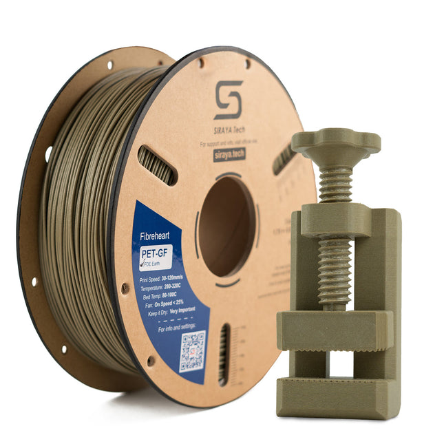 Siraya Tech Fibreheart PET-GF Verde Oliva - 1.75 mm - 1 kg