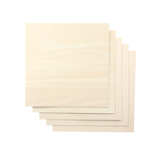 Snapmaker Basswood Sheet-A350 / 300x300x1,5mm / 5-pack