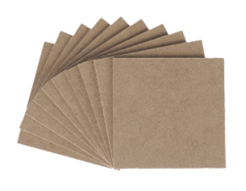 Snapmaker MDF Wood Sheet / 80x80x3mm / 10-pack