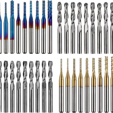 TwoTrees End Mills for CNC 40pcs