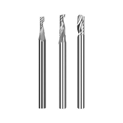 TwoTrees HRC55 3.175mm Carbide End Mill Cutter for CNC - 3pcs