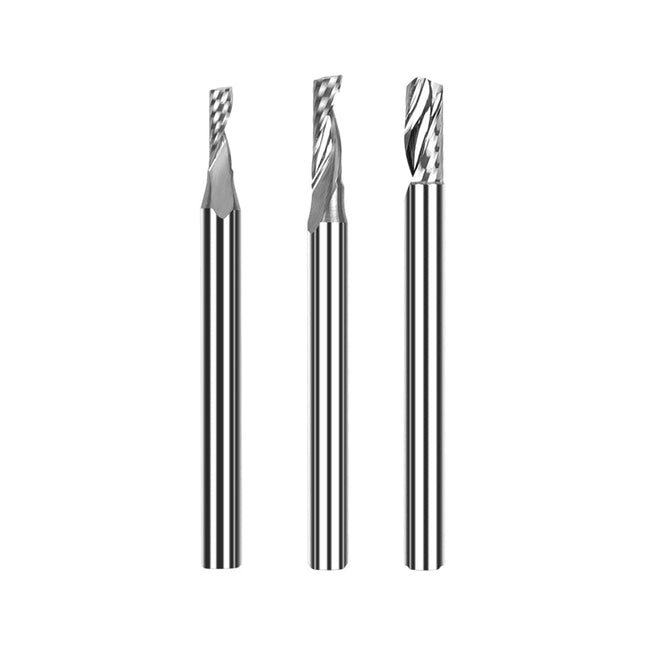 TwoTrees HRC55 3.175mm Carbide End Mill Cutter for CNC - 3pcs