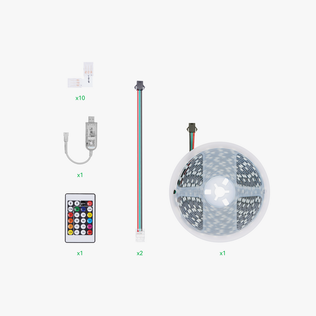 WS2812B RGB LED Striscia Luce Bundle