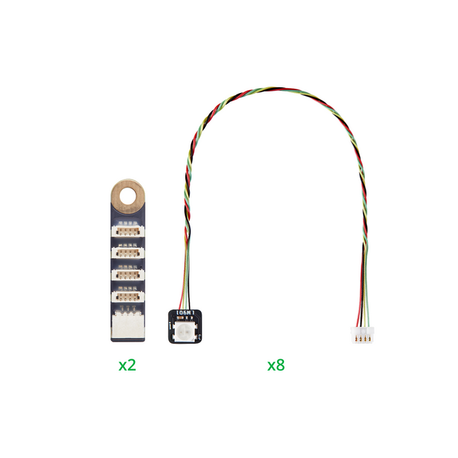 WS2812 RGB LED con IDC0.8 4PIN (2pz)