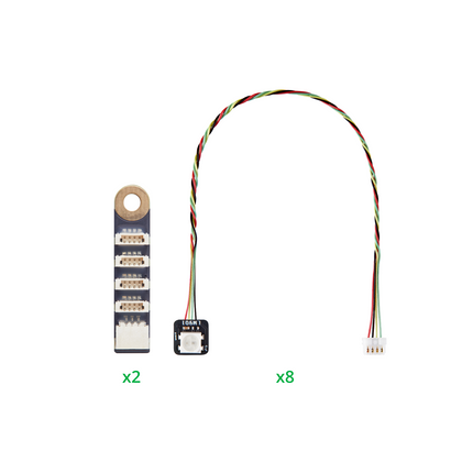 WS2812 LED Hub con 3Pin SH1.0 Connettore (1pz)