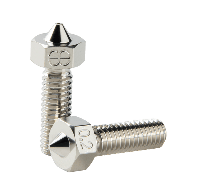 Dropeffect XG M4 Threaded Plated Copper Nozzle 0.2mm 1.75mm