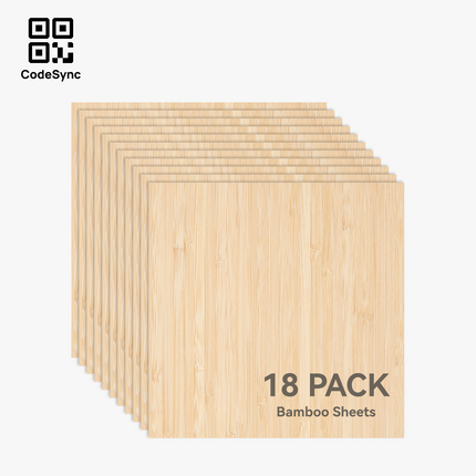 3mm Bamboo Scheda (6pz)