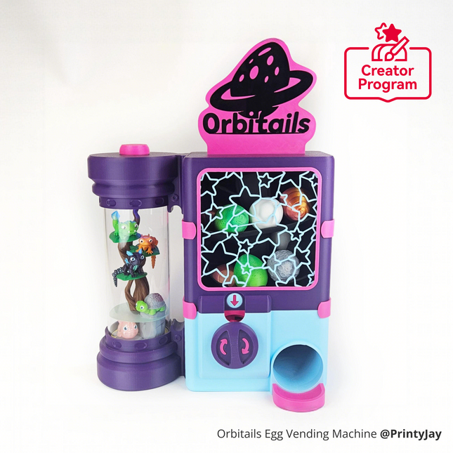 Orbitails Egg Vending Metrica