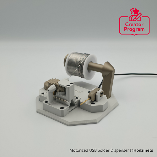 Motorized USB Solder Dispenser