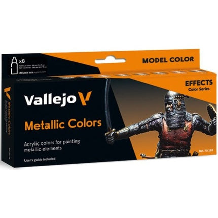 Vallejo Model Color Set Metallic (8)
