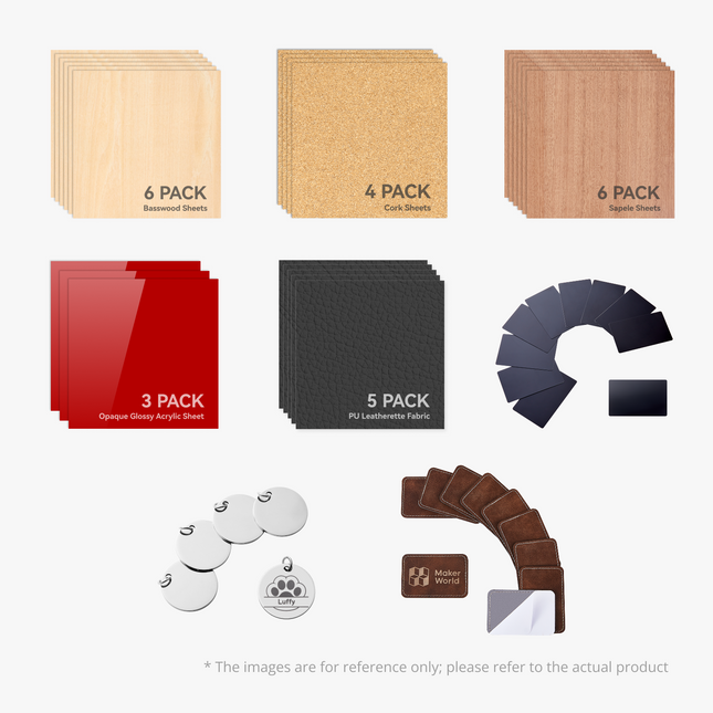 Laser Materiale Kit – Starter Confezione (49 pz)