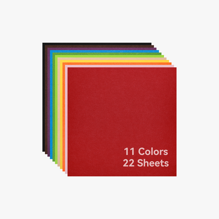 Colori Felt Fabric Squares (22pz)