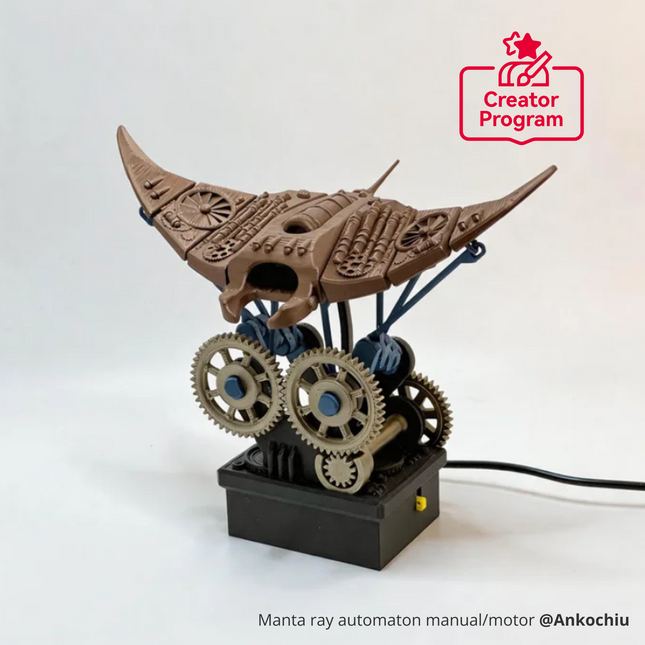 Manta ray automaton