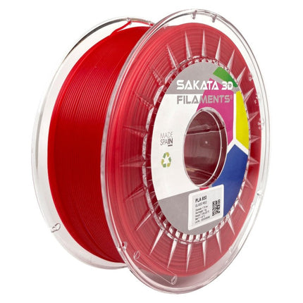 Sakata3D PLA 850 1.75mm 1kg - Rosso Glass